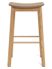 Actona 2-delige set: barkrukken "Barlow" lichtbruin - (B)44 x (H)76,8 x (D)39,5 cm