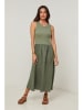 Le Monde du Lin Kleid in Khaki