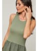 Le Monde du Lin Kleid in Khaki