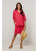 Le Monde du Lin Leinen-Shorts in Rot