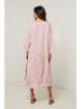 Le Monde du Lin Leinen-Kleid in Hellrosa