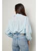 Le Monde du Lin Bluse in Hellblau