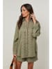 Le Monde du Lin 2tlg. Outfit in Khaki