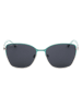 Tom Tailor Damen-Sonnenbrille in Türkis/ Schwarz