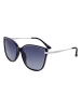 Lee Cooper Damskie okulary przeciwsłoneczne w kolorze czarno-granatowym