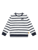 Steiff Sweatshirt wit/donkerblauw