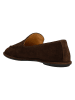 Wojas Leder-Slipper in Dunkelbraun