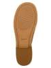Wojas Leder-Slipper in Hellbraun