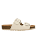 Wojas Leder-Pantoletten in Creme