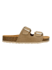 Wojas Leren slippers beige