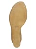 Wojas Leder-Keilsandaletten in Beige/ Bunt