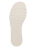 Wojas Leren sleehaksandalen crème