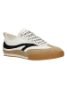 Wojas Leren sneakers crème/lichtbruin/zwart