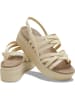 Crocs Sandały "Brooklyn Strappy" w kolorze beżowym