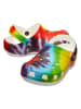 Crocs Chodaki "Classic TieDye" w kolorze białym ze wzorem
