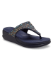 Crocs Teenslippers "Boca Medallion" donkerblauw