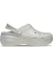Crocs Chodaki w kolorze srebrnym