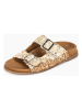 INUOVO Slippers bruin/beige