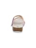Think! Leder-Pantoletten in Rosa