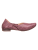Think! Leren ballerina's paars