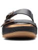 Clarks Klapki "Brookleigh Sun" w kolorze czarnym