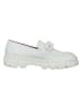 Paul Green Leren mocassins wit