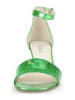 Gabor Leren haksandalen groen