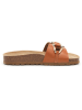 BABUNKERS Family Leren slippers bruin