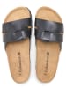 BABUNKERS Family Leren slippers zwart