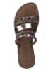 s.Oliver Leren slippers meerkleurig