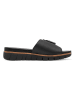 s.Oliver Sleehakslippers zwart
