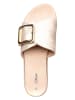 s.Oliver Slippers goudkleurig
