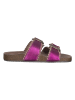 s.Oliver Leren slippers paars