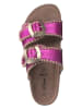 s.Oliver Leren slippers paars