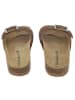 BABUNKERS Family Leren slippers bruin