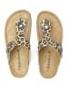 BABUNKERS Family Zehentrenner in Beige/ Braun