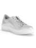 Gabor Leder-Sneakers in Silber
