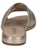 Caprice Leder-Pantoletten in Gold