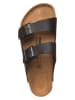 Birkenstock Pantoletten "Arizona" in Schwarz - Weite N