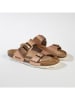 BACKSUN Slippers "Garda" roségoudkleurig