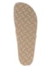 BACKSUN Klapki "Milano" w kolorze khaki