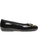 Geox Leren ballerina's "Annytah" zwart