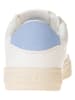 Tommy Hilfiger Shoes Leder-Sneakers in Creme/ Hellblau