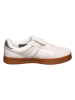 Tommy Hilfiger Shoes Skórzane sneakersy w kolorze srebrno-kremowym