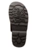 Tommy Hilfiger Leren slippers zwart