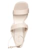 Tommy Hilfiger Shoes Leren haksandalen wit