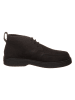 Calvin Klein Leder-Schnürschuhe in Schwarz
