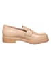 Calvin Klein Leder-Mokassins in Beige