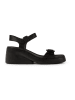 Camper Leren sleehaksandalen zwart