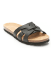 Mandel Slippers zwart